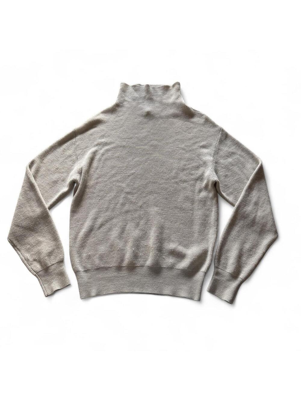 Wilfred for Aritzia Wool Turtleneck Sweater Lightweight Fall Cozy Fisherman - Picture 2 of 7